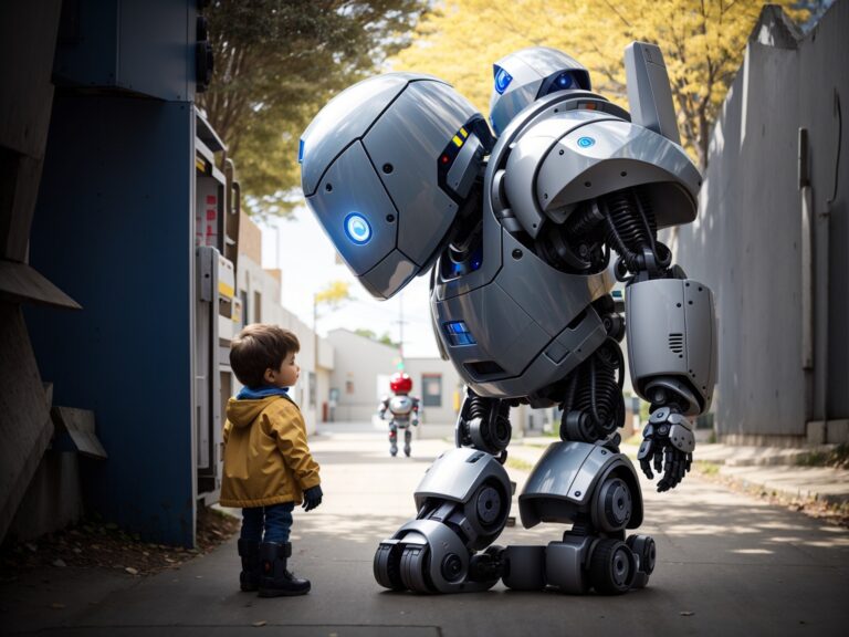 A_robot_protecting_a_child_3